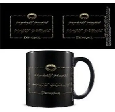 Image de Le Seigneur des Anneaux Tasse One Ring noir/or standard