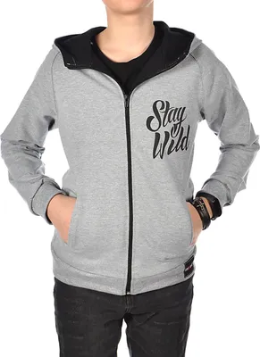 Produktbild von BEZLIT Jungen Sweatjacke mit Logo Print Grau 110