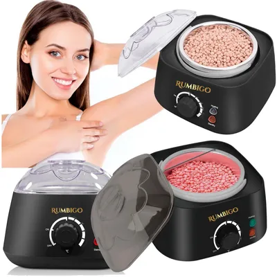 Obrázek produktu pro Rumbigo Pro Wax 120 univerzální depilační vosk ohřívač Hedvábně hladká pokožka Pocítíte ten rozdíl!
