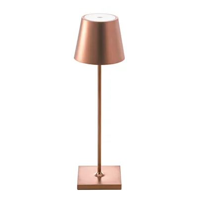 Produktbild von SIGOR Akku-Tischleuchte Nuindie mini 25cm bronzefarben 2,2W FlexMood 2200K/2700K IP54 Ra85 dimmbar