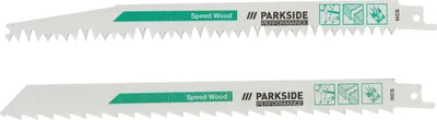 Produktbild von PARKSIDE PERFORMANCE® Säbelsägeblätter Performance 2tlg. (Metall fein)