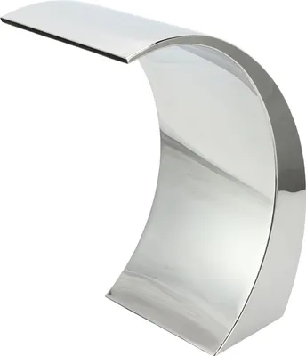Produktbild von G1 1/2 Innengewinde Schwimmbad Wasserfall Auslass abgerundeten Bogen Design Edelstahl Pool Wasser Brunnen Düse