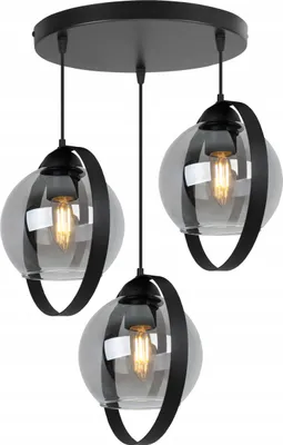 Produktbild von Moderne Hängelampe Mit Glasschirmringen
