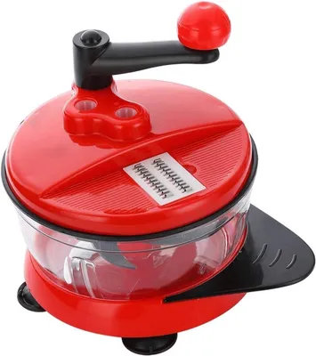Image de Hachoir manuel de 2,5 l, coupe-oignons, robot de cuisine, manuel, coupe-oignons, hachoir manuel à manivelle, multifonction