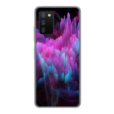 Produktbild von MuchoWow® Handyhülle Schutzhülle Hülle für Samsung Galaxy A03s Rauch - Farbe - Abstrakt Silikon Softcase Handy Hülle - Schutz