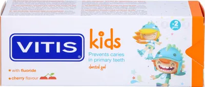 Produktbild von VITIS Kids Gel Zahnpasta, 50 ml ZPA