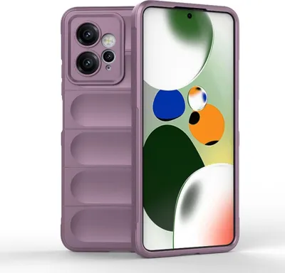 Produktbild von Mobigear Bumpy  Xiaomi Redmi Note 12 Hülle Flexibles TPU Backcover - Lila