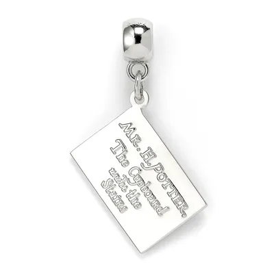 Image de Carat Shop, The Harry Potter Pendentif Lettre d'acceptation de Poudlard (argenté) CRTHP0017