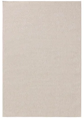 Produktbild von In- & Outdoor-Teppich Iowa Creme 300x400 cm Wohnzimmer Rechteckig Einfarbig Modern Kurzflor benuta Skandinavisch