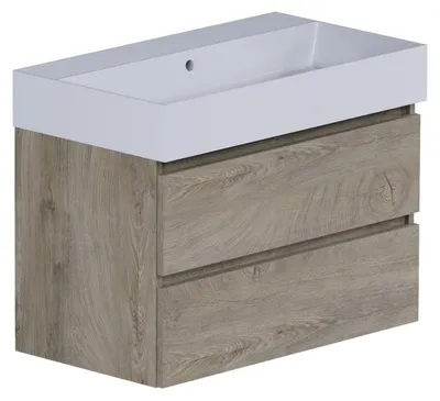 Produktbild von pianura Stella Waschtisch mit Unterschrank 81 cm, ohne Hahnloch