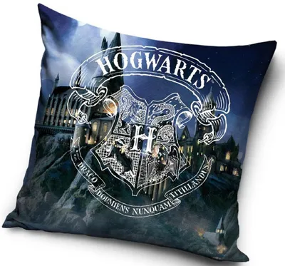 Obrázek produktu pro Polštářek Dekorační polštářek Bradavice Harry Potter 40 x 40 cm