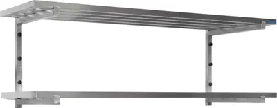 Produktbild von Saro 700-4625, Schweberegal, Wandverteiler, Metallisch, Küche, 2 Regale, 1000 mm