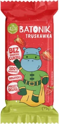 Produktbild von Helpa Erdbeer Riegel 20 g – Vegan & Zuckerfrei