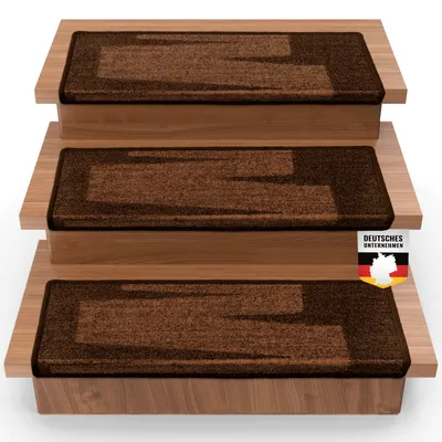 Produktbild von Stufenmatte Via Veneto Stufenteppich für Innenbereiche Braun Rechteckig