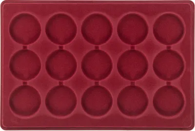 Produktbild von MC.Sammler Münzentableau Münztableau mit Schutzdeckel für 15 Münzen - 55mm Ø | Münzkoffer | Münzkassette | verschiedene Varianten zur Auswahl