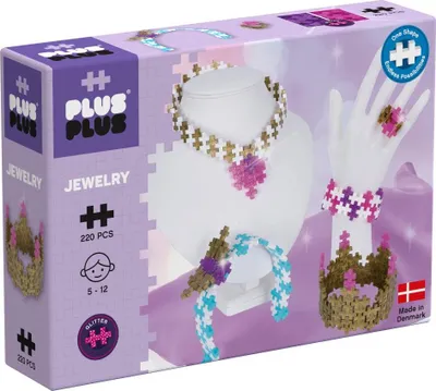 Produktbild von PLUS-PLUS 220 Kreativ Bausteine Schmuckset Mädchen Bastelset