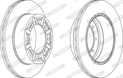 Immagine prodotto di FERODO disco freno FCR340A