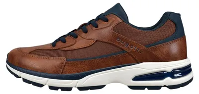 Image de Bugatti : chaussures de sport pour hommes, lacets, couleur marron, style décontracté
