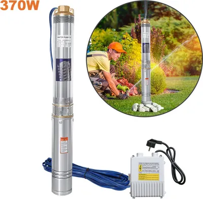 Obrázek produktu pro Jopassy čerpadlo do hlubokých studní 4000l/h 230V 0,37 kW92 mm čerpadla do hlubokých studní ponorné čerpadlo z nerezové oceli čerpadla do studní kompatibilní s pískem