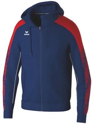 Produktbild von Erima Evo Star Trainingsjacke mit Kapuze New Navy/Rot Junior - 140
