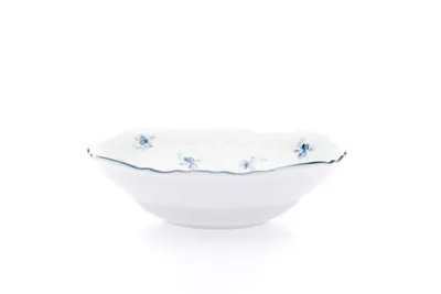 Obrázek produktu pro Mísa kompotová, český porcelán, Bernadotte, 16 cm, modré růžičky, Thun 1794
