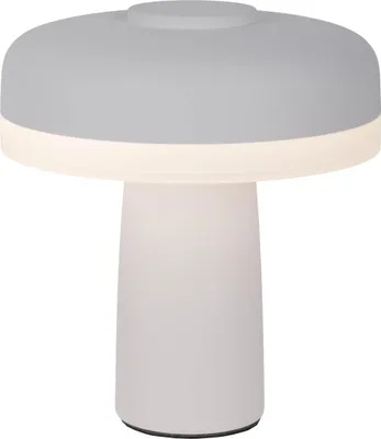 Produktbild von Näve Leuchten LED Tischleuchte PILU mit LED Platine dimmbar LED Tischleuchte PILU mit LED Platine dimmbar Tischleuchten - Akku-/Tischleuchte "PILU" H: 16,5cm frost almond, Tischlampe im Scandi Style, aus Metall und Kunststoff in beige, 16,5 cm hoch, Ø 15 cm, inkl. LED – dimmbar – Akkubetrieb – Akku- und Netzbetrieb – Berührungssensor – USB Typ C