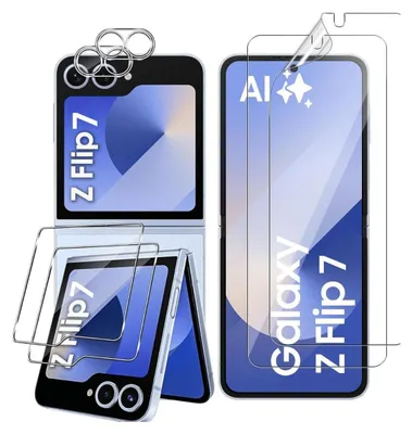 Produktbild von 6X Schutzglas für Samsung Galaxy Z Flip 7 5G Display Kamera Panzerglas Panzerfolie