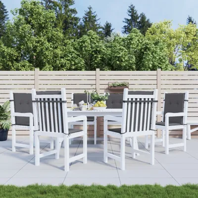 Produktbild von Cloris Designermöbel Gartenstuhlauflagen für Niedriglehner 6er Set Anthrazit 2024 Neu