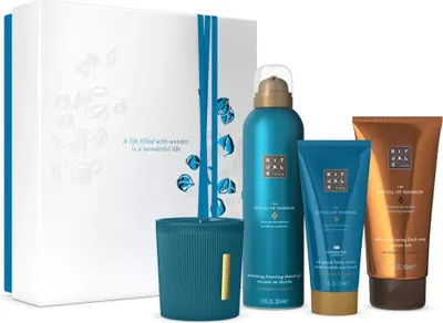 Produktbild von Rituals Hammam Geschenkset M – 4-teilig mit Pflege & Kerze