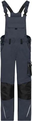 Produktbild von Workwear Pants with Bib - STRONG - carbon/black, Gr. 44