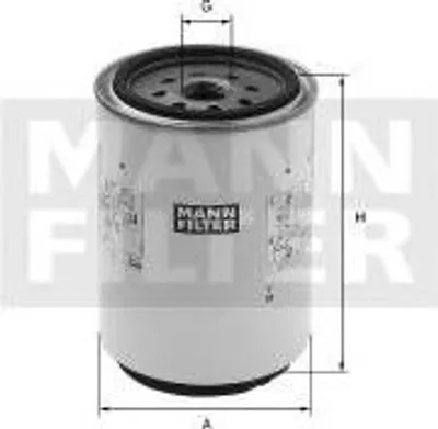 Image de MANN-FILTER Filtre à carburant
