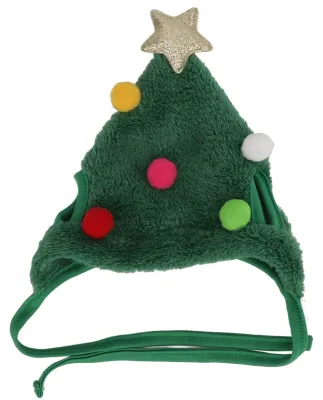 Weihnachtsmütze für Haustiere, verstellbar, Plüsch, für Hunde & Katzen