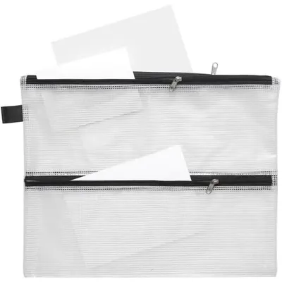 Obrázok produktu pre FolderSys 40442-30 4-Kammer-Reißverschlussbeut.A4