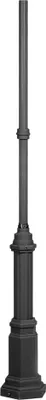 Produktbild von Konstsmide Hercules small schwarz lackiertes Aluminium 575-750