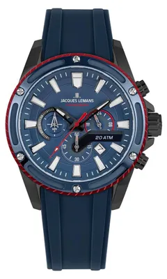Produktbild von Chronographen Liverpool Rubber Blue - Red