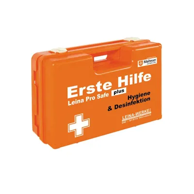 Produktbild von LEINA-WERKE Erste-Hilfe-Koffer Pro Safe plus Hygiene & Desinfektion DIN 13169 orange