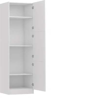 Produktbild von Roe Furniture | Küchenunterschrank 202 cm - Schwarz – Schwarz Glänzend - Hoher Küchenschrank - Küche - Küchenzeilen - Unterschränke Küche - SPD6