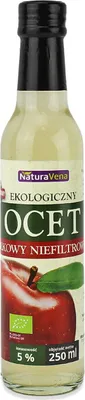 OCET JABŁKOWY 5 % NIEFILTROWANY BIO 250 ml - NATURAVENA