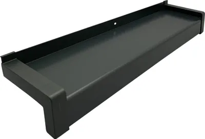 Produktbild von Gutmann Aluminium Fensterbank anthrazit RAL 7016 Tiefe: 90 mm Länge: 2000 Kunststoffgleitabschluss