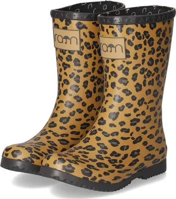 Produktbild von Rajn Kinder Gummistiefel LEOPARD Beige Synthetik  Größe: 28-29