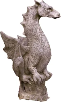 Produktbild von Schöner Drache Halvard aus Steinguss Neu Frostfest Witterungsbeständig PGS-053