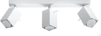 Image de LUMILO PLAFON VENZO 3 GU10 Blanc Plafonnier