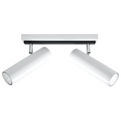 Immagine prodotto di Lampada da soffitto DIREZIONE 2 bianco 2xGU10 10W acciaio 20x6x30cm Sollux Lighting