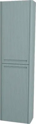 Produktbild von Devo Hängehochschrank mit 2 Türen und Wäschekorb Gloria 2.0 links BxHxT 40 x 172 x 33 cm fjord geriffelt