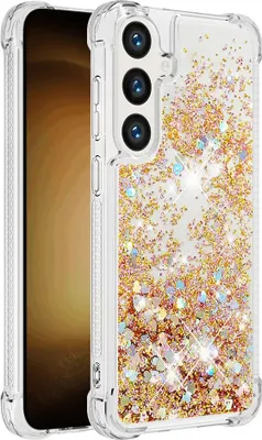 Produktbild von Samsung Galaxy S26 Hülle - Coverup Liquid Glitzer Back Cover - Gold