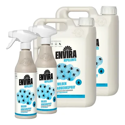 Produktbild von Envira Milben Abwehrspray im Vorteilspack 2X2L+2X500ML