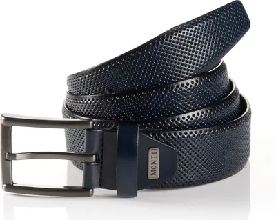 Produktbild von MONTI DUBLIN  Herrengürtel 1200 navy uni 120