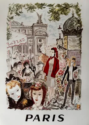 Zdjęcie produktu dla PARYŻ – Plakat, 50 x 70 cm