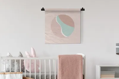 Produktbild von MuchoWow® Wandteppich Wandbehang Sommer - Meer - Strand 60x60 cm Tapisserie Dekoration Wandtuch - Dekorationen - Wand Decke