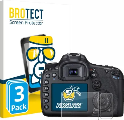 Produktbild von 3x BROTECT Schutzglas für Canon EOS 7D Schutzfolie Panzer Folie Glas Display Schutz klar